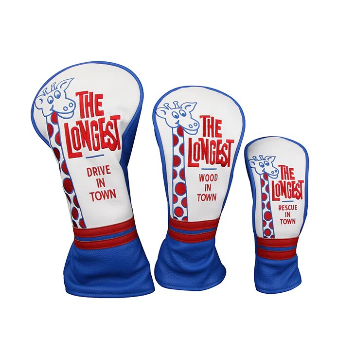 Custom Leather Golf Headcovers Set