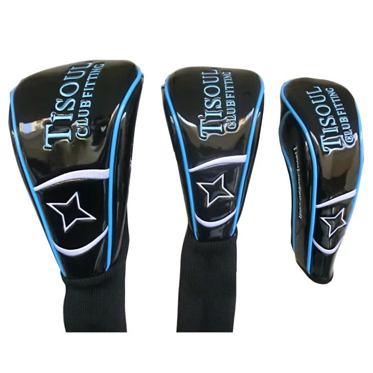 Crystal Poly Urethane Golf Headcover Set Crystal Poly Urethane Golf Headcover Set